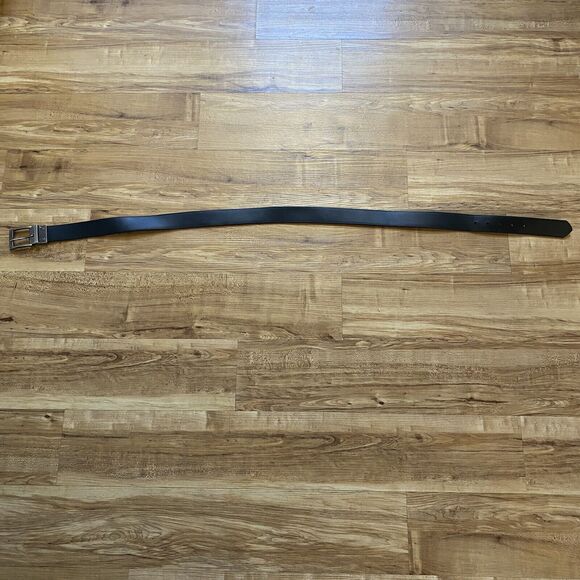 LEVI’S Signature Men’s 40 Reversible Casual Belt Black Dark Brown Bonded Leather - Picture 13 of 16